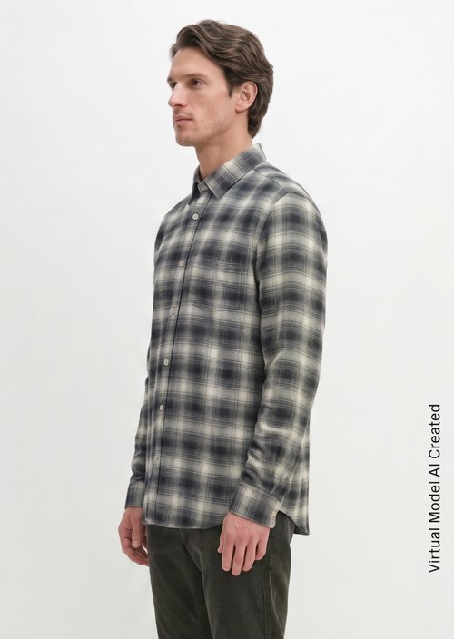 Regular-fit shirt — Dark Green