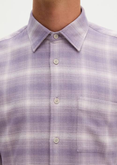 Hemd regular Dark Purple in Detailansicht