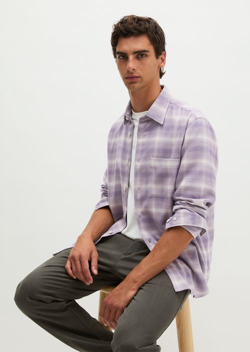 Regular-fit shirt — Dark Purple