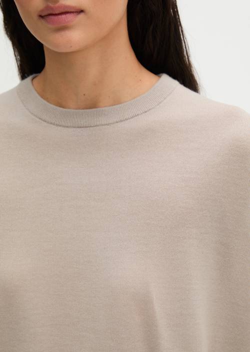 Strickpullover oversize Natural in Detailansicht