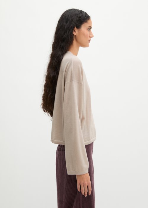 Knitted sweater oversize — Natural