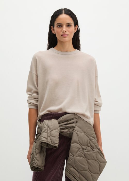 Knitted sweater oversize — Natural
