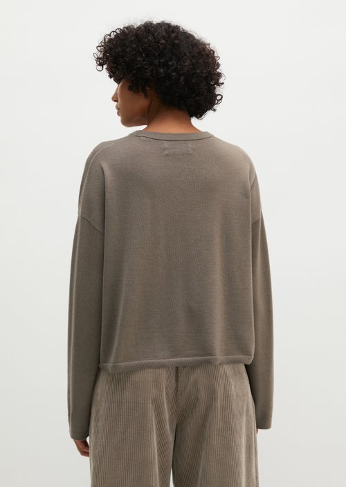 Knitted sweater oversize — Stone Taupe
