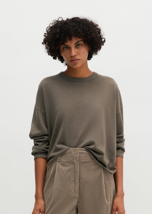 Knitted sweater oversize — Stone Taupe