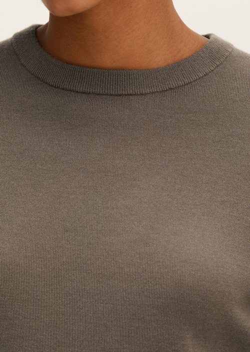 Knitted sweater oversize — Stone Taupe