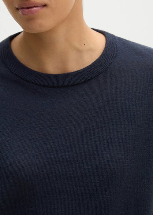 Knitted sweater oversize — Martime Blue