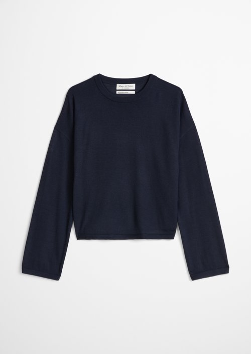 Knitted sweater oversize — Martime Blue