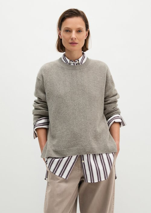 Sweater loose — Stone Taupe Melange