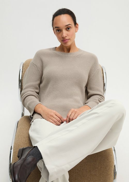 Sweater loose — Natural