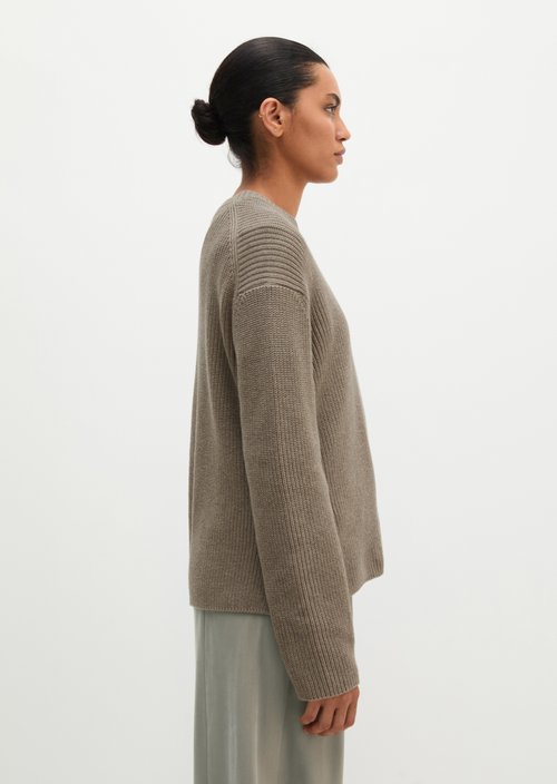 Sweater loose — Stone Taupe Melange
