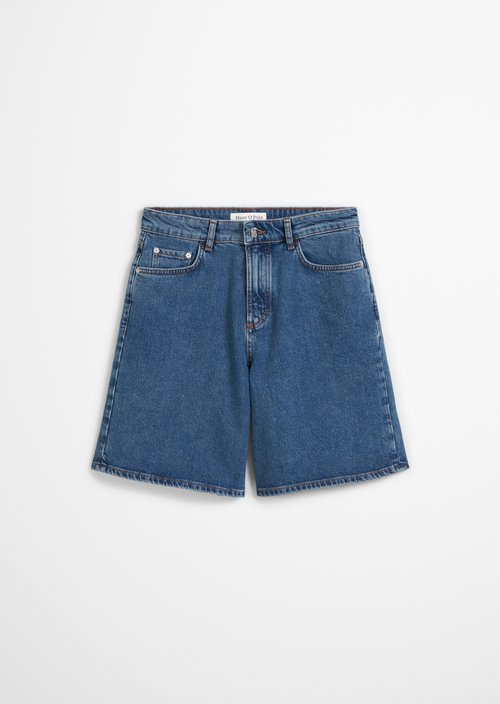 Jeans Bermuda wide — Medium Blue
