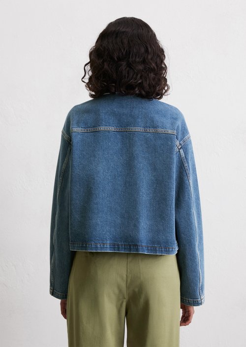 Relaxed denim jacket — Medium Blue