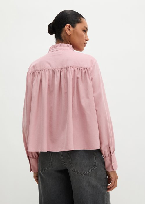 Regular ruffle blouse — Misty Rose