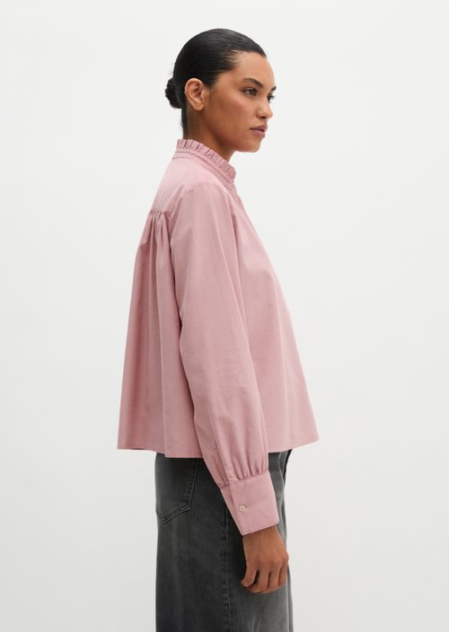 Regular ruffle blouse — Misty Rose