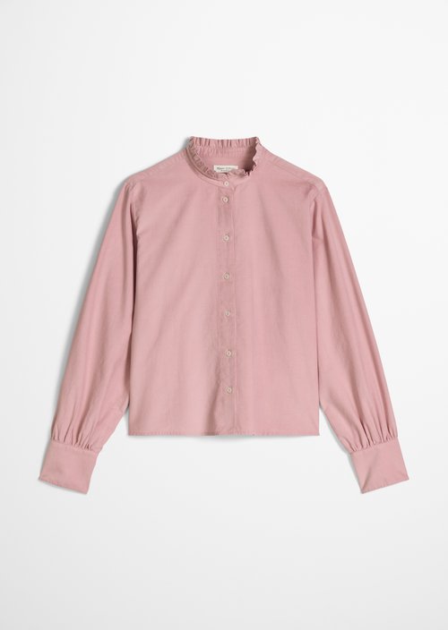 Regular ruffle blouse — Misty Rose