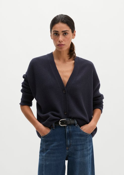 Cardigan oversize — Martime Blue