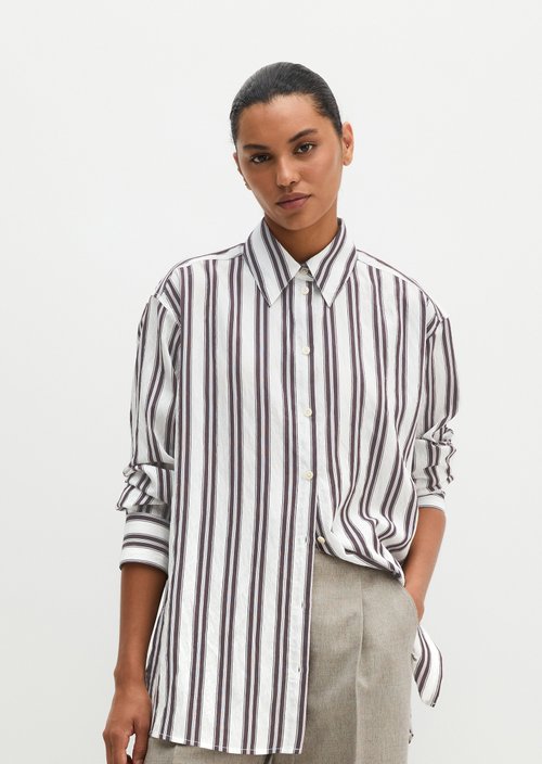 Regular-Fit Striped Shirt — Offwhite