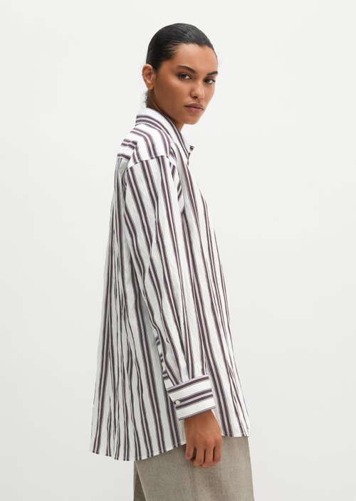 Regular-Fit Striped Shirt — Offwhite