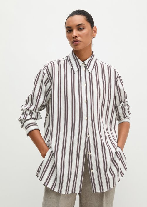 Regular-Fit Striped Shirt — Offwhite