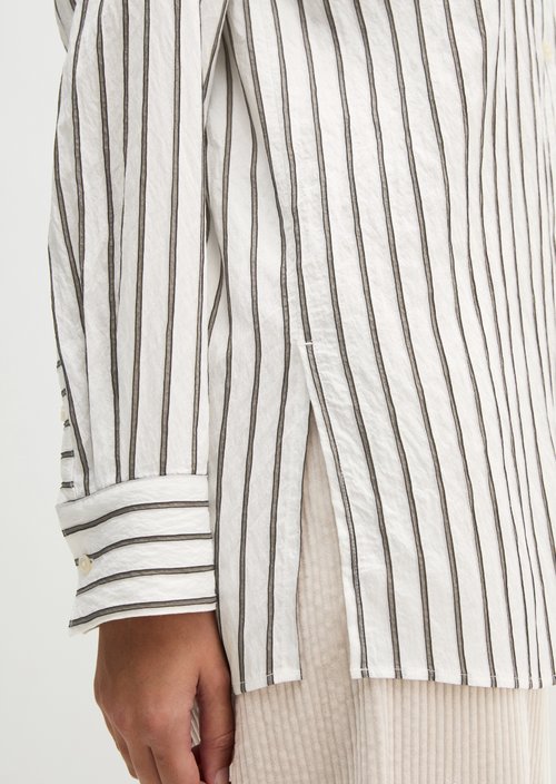 Regular-Fit Striped Shirt — Offwhite