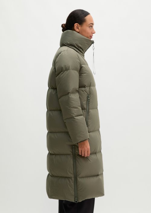 Regular-Fit Down-Filled Coat — Dim Shadow