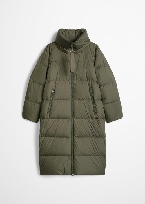 Regular-Fit Down-Filled Coat — Dim Shadow