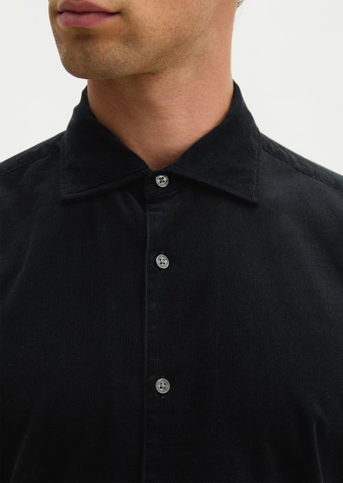 Cord shirt-style — Black