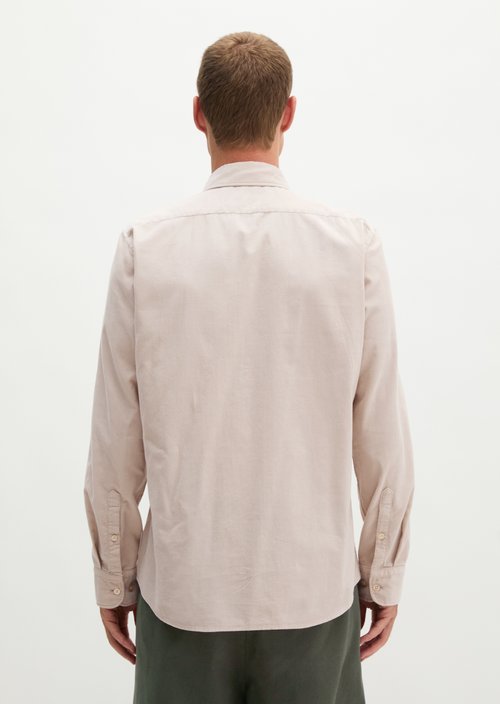 Cord shirt-style — Linen Beige