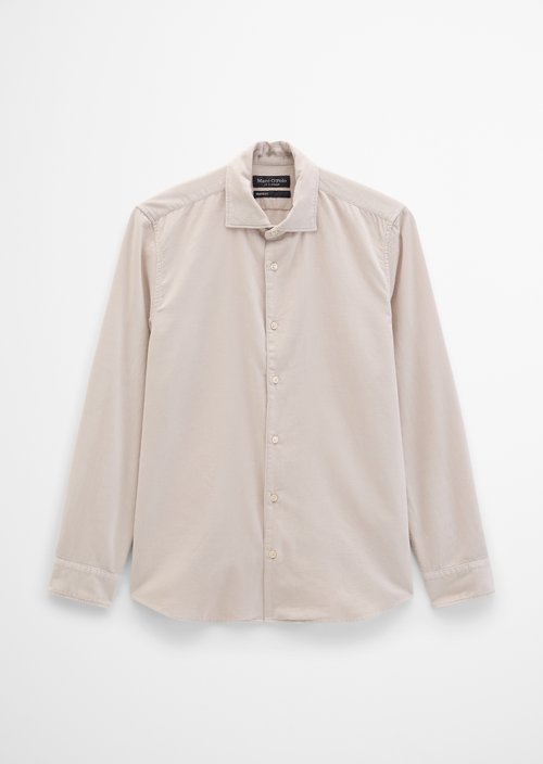 Cord shirt-style — Linen Beige