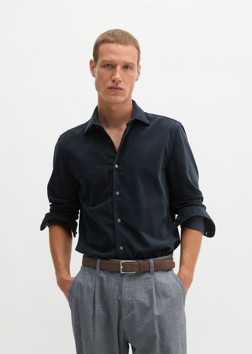Cord shirt-style — Dark Navy