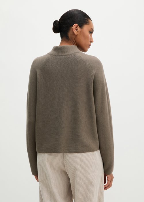 Seamless sweater relaxed — Stone Taupe
