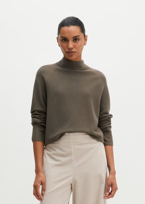 Seamless sweater relaxed — Stone Taupe