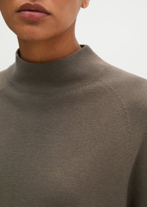 Seamless sweater relaxed — Stone Taupe