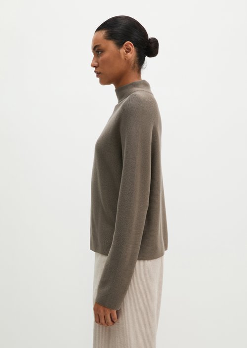 Seamless sweater relaxed — Stone Taupe