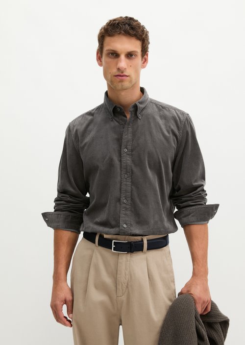 Corduroy Shirt, Regular Fit — Wooden Earth