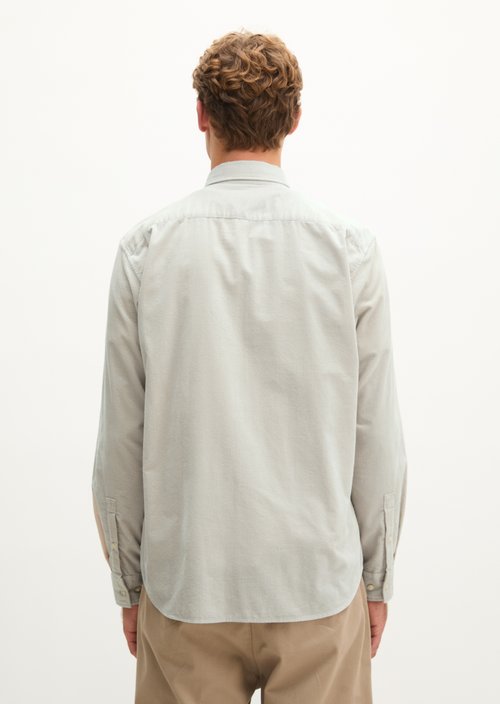 Corduroy Shirt, Regular Fit — Linen Beige