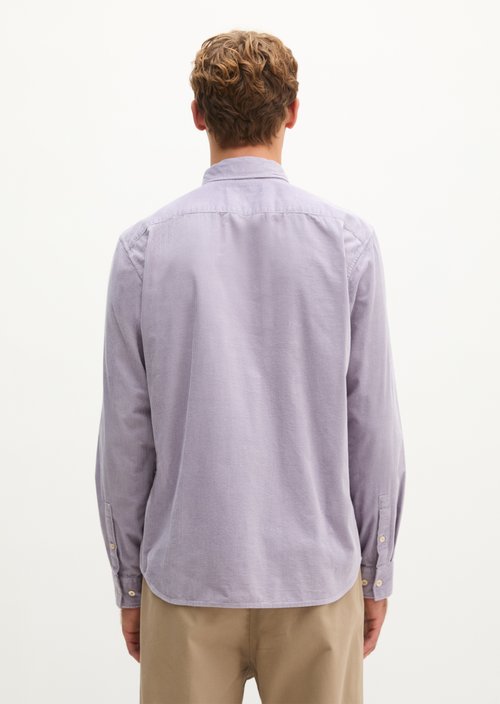 Corduroy Shirt, Regular Fit — Lilac Dawn