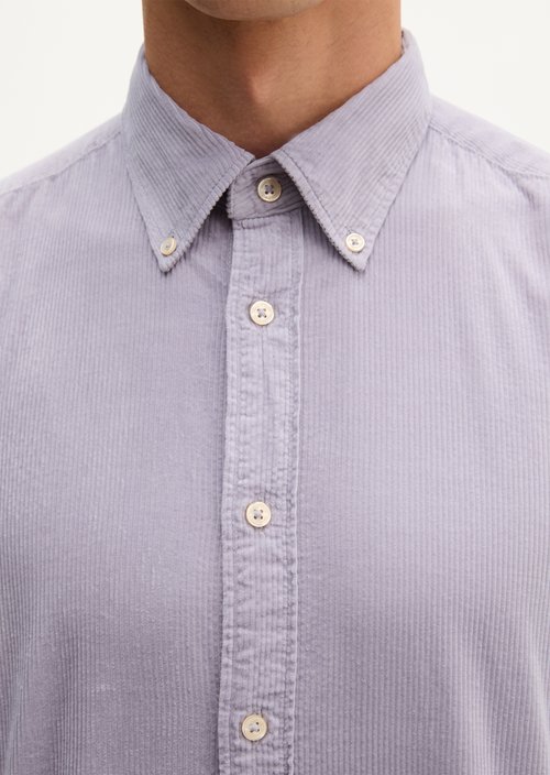 Corduroy Shirt, Regular Fit — Lilac Dawn