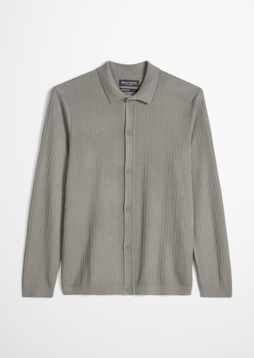 Regular-fit knit shirt — Graphite Dust