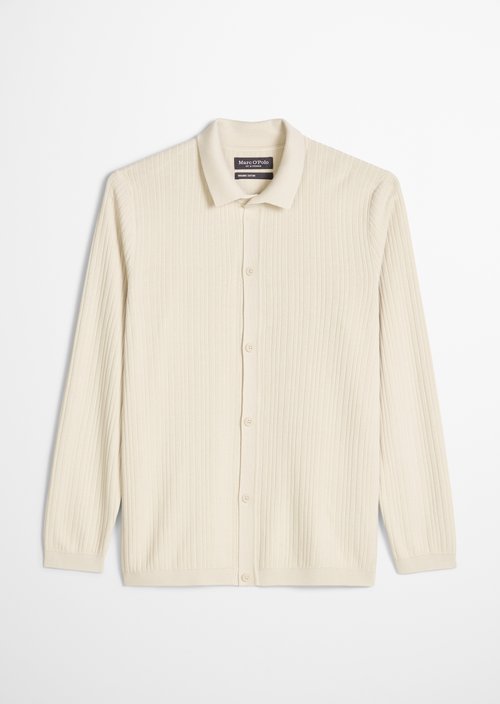 Regular-fit knit shirt — Grey Silk
