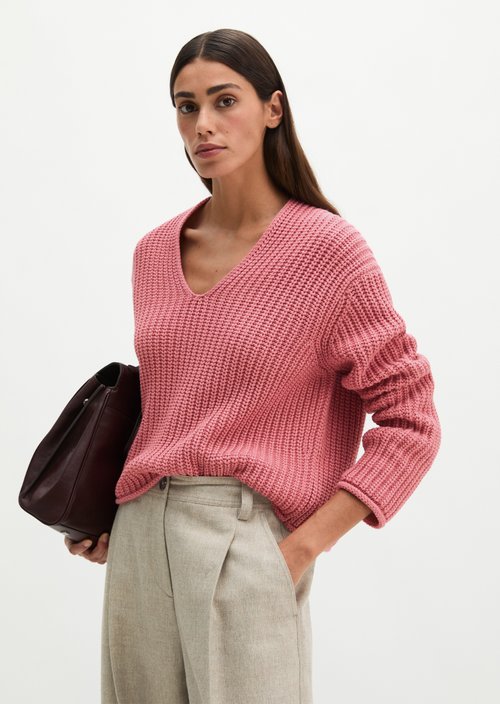 Sweater loose — Berry Rose