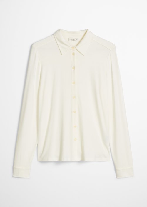Regular jersey blouse — Off White