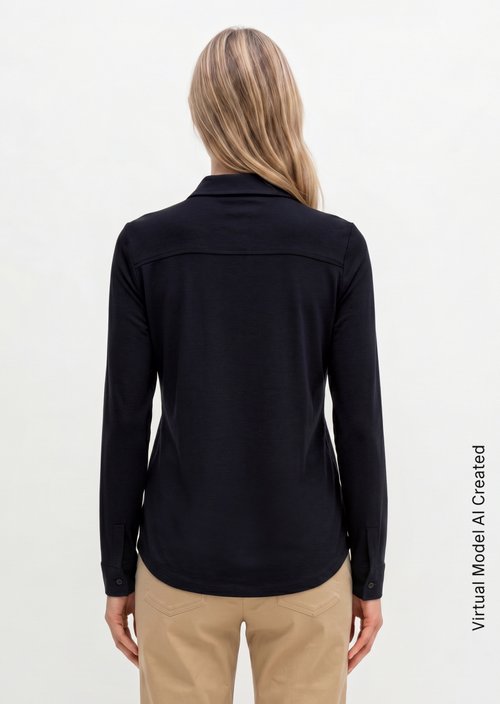 Regular jersey blouse — Maniac Midnight
