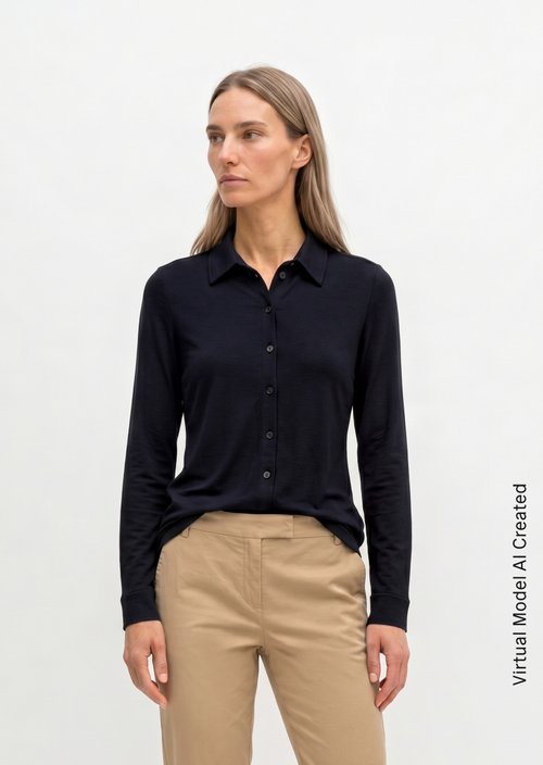 Regular jersey blouse — Maniac Midnight