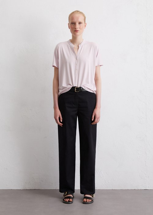Relaxed jersey blouse — Pale Lilac