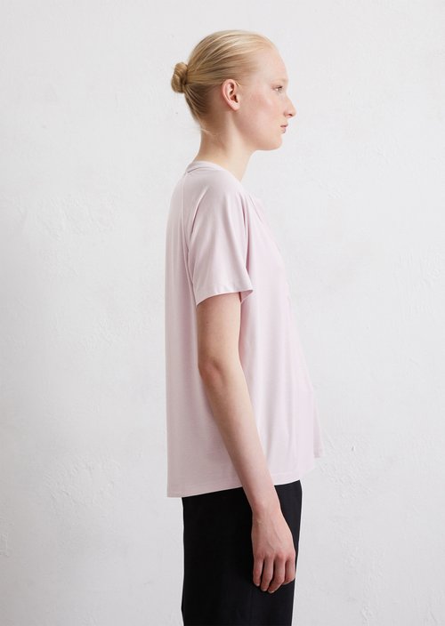 Relaxed jersey blouse — Pale Lilac