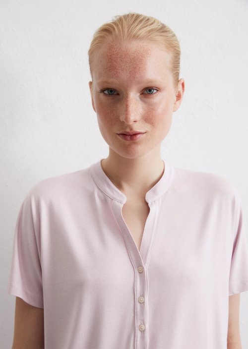 Relaxed jersey blouse — Pale Lilac