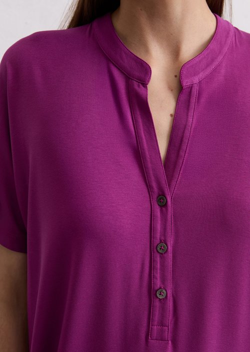 Relaxed jersey blouse — Juicy Berry