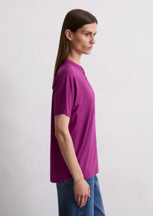 Relaxed jersey blouse — Juicy Berry