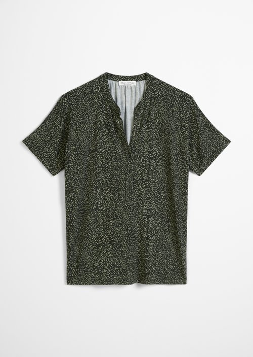 Regular jersey blouse — Black